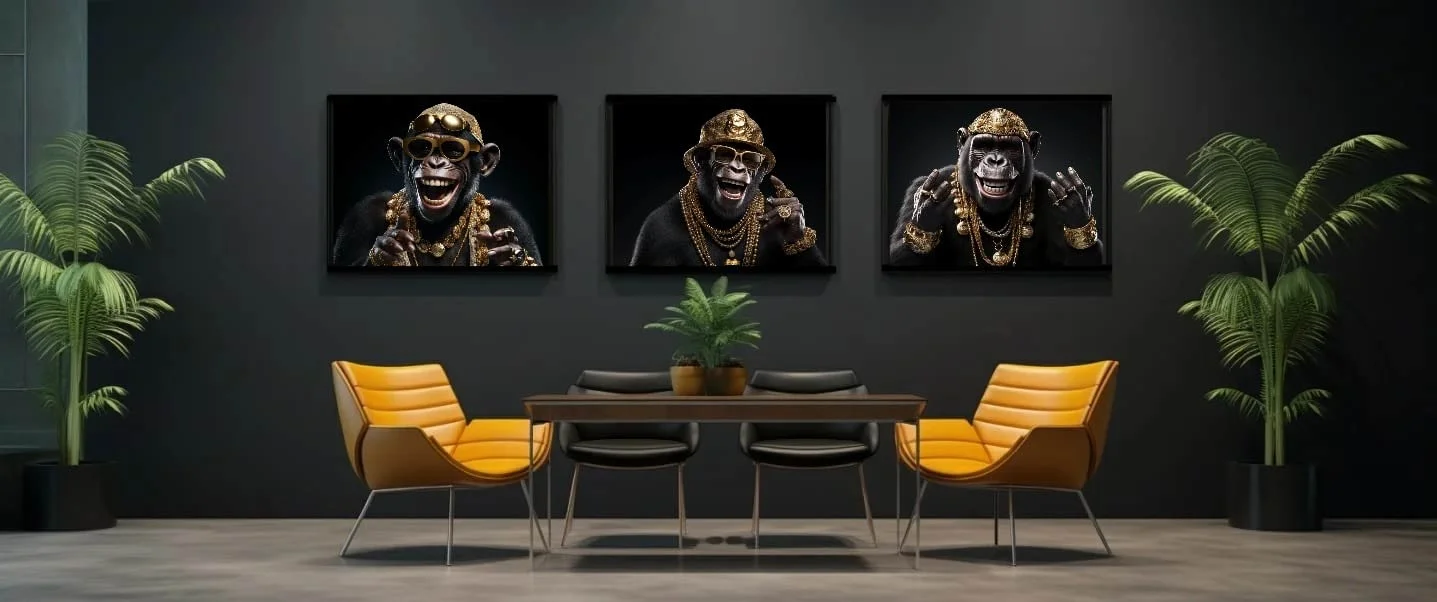 3 Rapper Chimps
