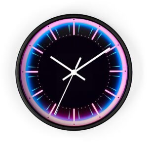 Neon Effect Wall Clock